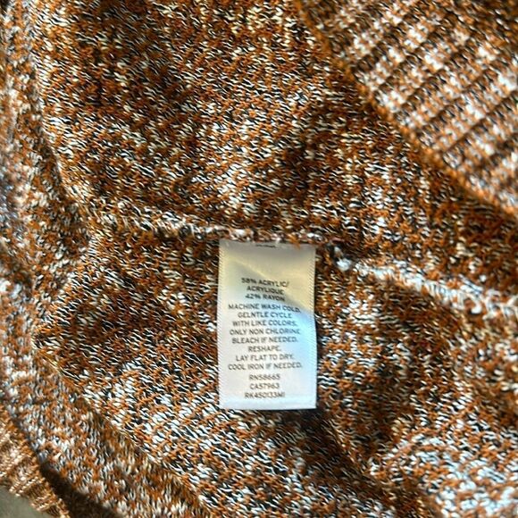 ABOUND plus size brown mark knit hoodie shirt blouse top Athleisure XXL NWT - Picture 5 of 5